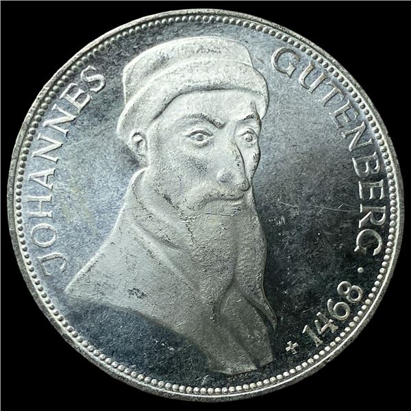 1968-G West Germany Silver 5 Mark