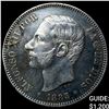 Image 1 : 1883MSM Spain Silver 5 Pesetas