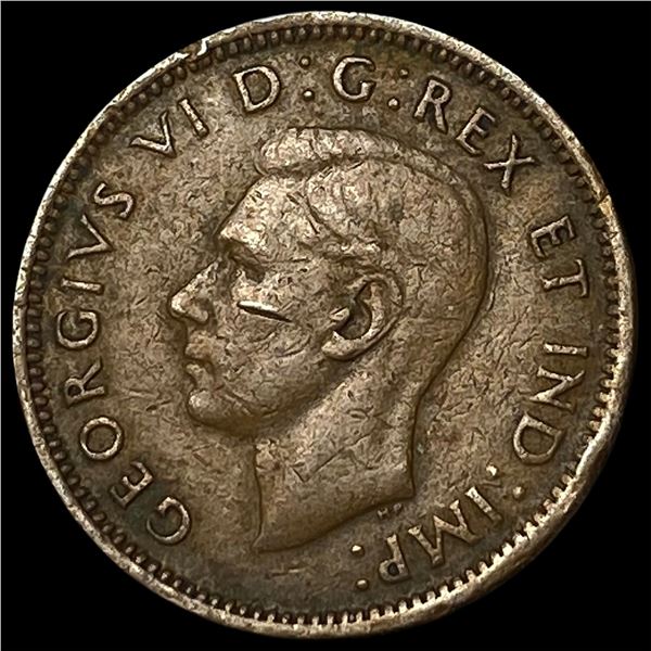 1943 Canada Bronze 1 Cent