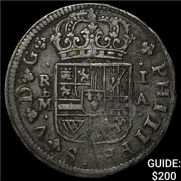 1726 Spain Silver 1 Real
