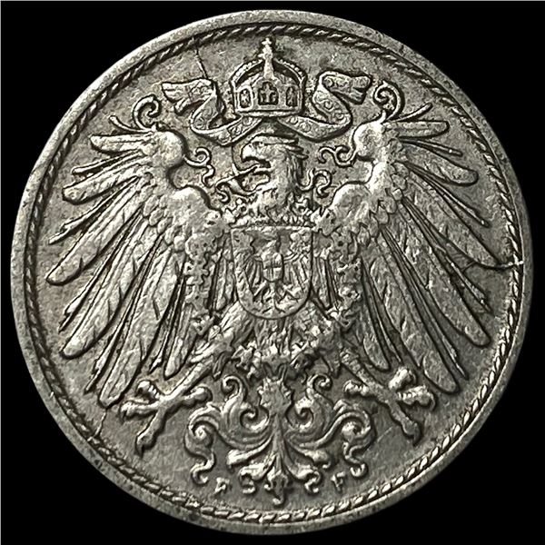1912 Germany Copper Nickel 10 Pfenning