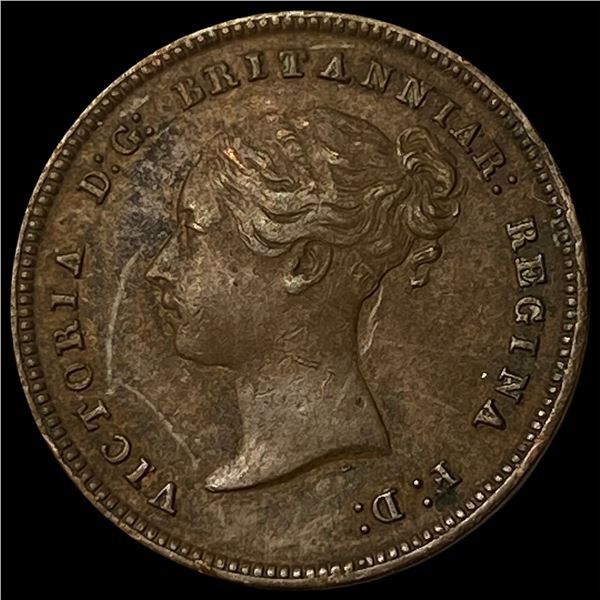 1844 Ceylon Copper 1/2 Farthing