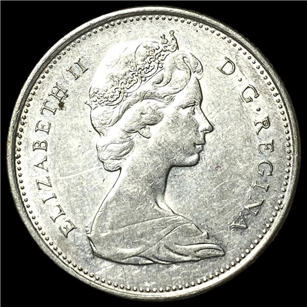 1967 Canada Silver 25 Cents