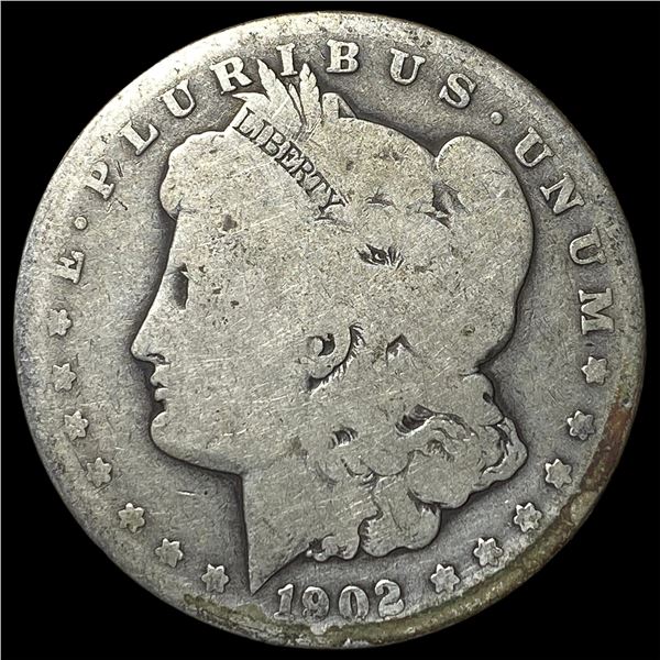 1902-S Silver Morgan Dollar LIGHTLY CIRCULATED