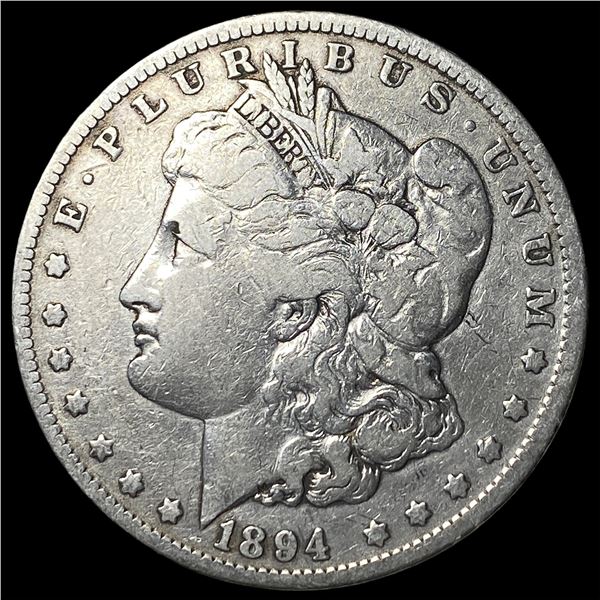 1894-O Silver Morgan Dollar NEARLY UNCIRCULATED
