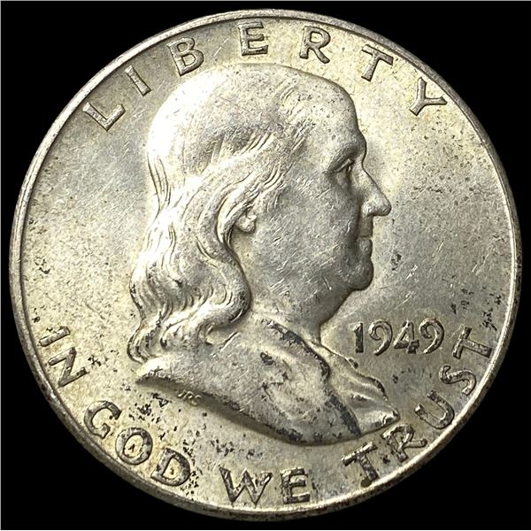 1949-S Silver Franklin Half Dollar CHOICE BU