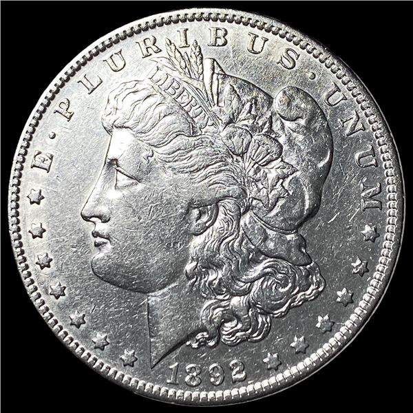 1892 Morgan Silver Dollar NEARLY UNCIRCULATED
