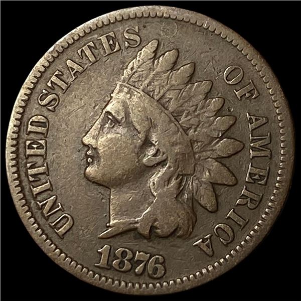 1876 Indian Head Cent LIGHTLY CIRCULATED