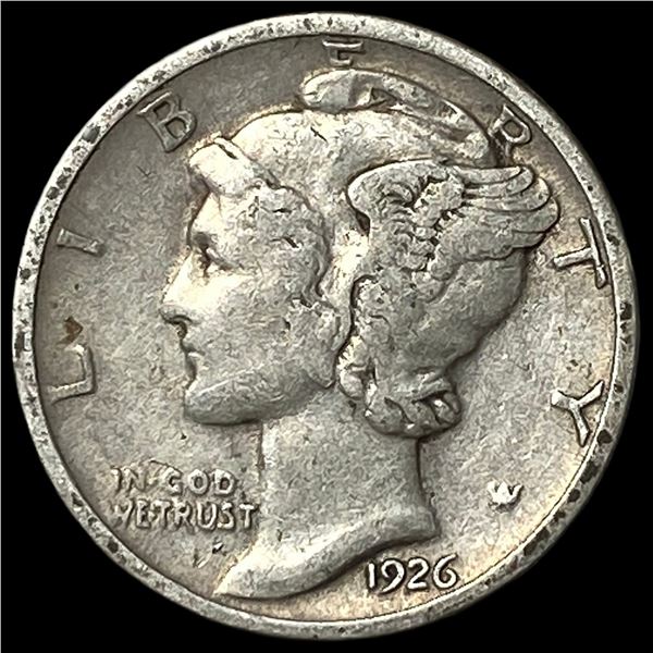 1926-D Silver Mercury Dime NEARLY UNCIRCULATED