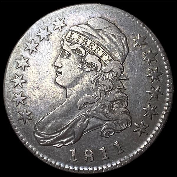 1811 Capped Bust Half Dollar CLOSELY UNCIRCULATED