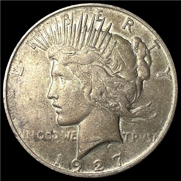 1927-D Silver Peace Dollar NEARLY UNCIRCULATED