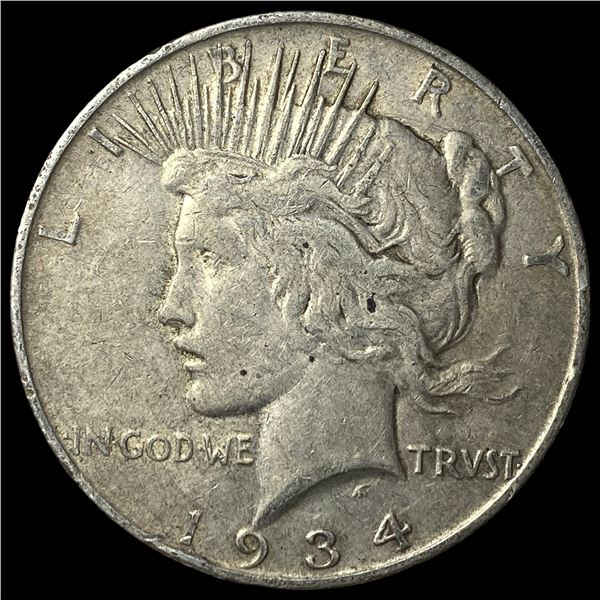 1934-D Silver Peace Dollar LIGHTLY CIRCULATED