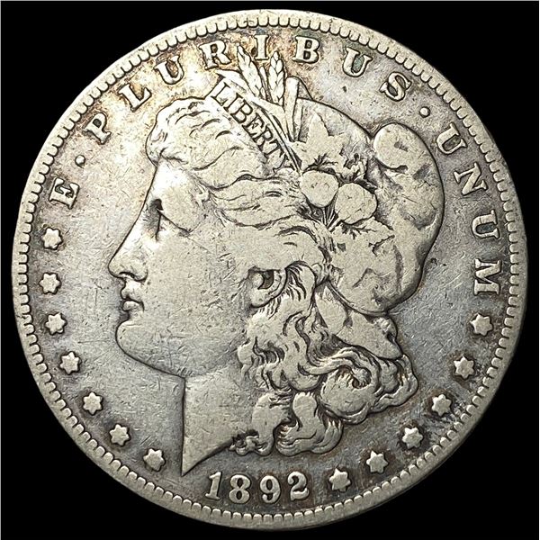 1892-S Silver Morgan Dollar LIGHTLY CIRCULATED