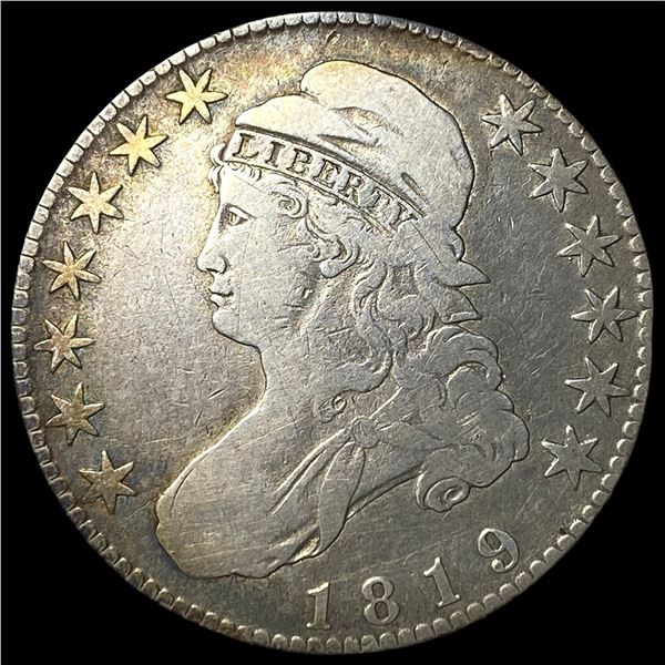 1819 Capped Bust Half Dollar LIGHTLY CIRCULATED