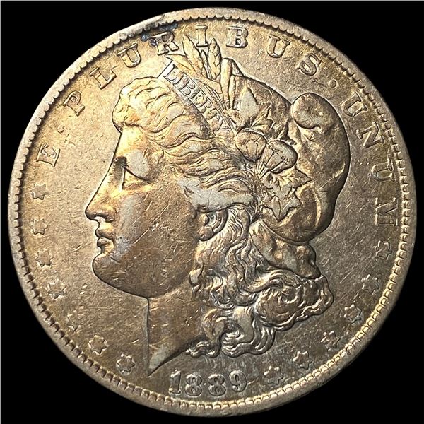 1889 Silver Morgan Dollar NEARLY UNCIRCULATED