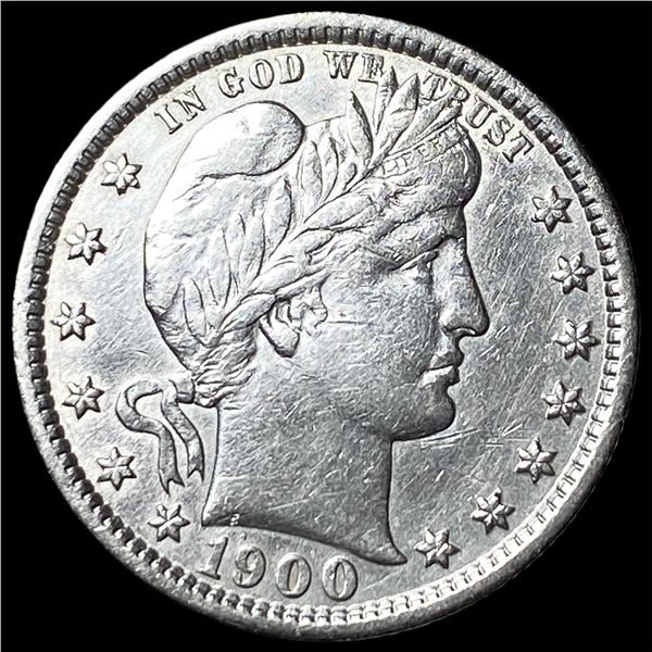 1900 Barber Silver Quarter HIGH GRADE