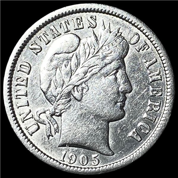 1905-O Silver Barber Dime CLOSELY  UNCIRCULATED