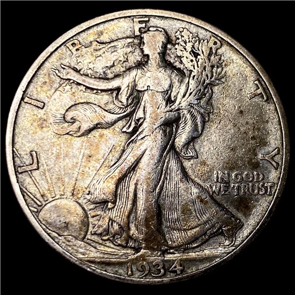 1934-D Silver Walking Liberty Half Dollar NEARLY UNCIRCULATED