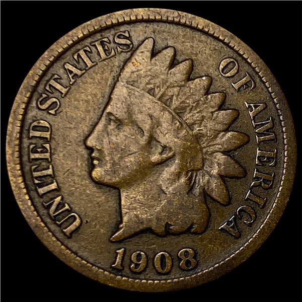 1908-S Indian Head Cent LIGHTLY CIRCULATED