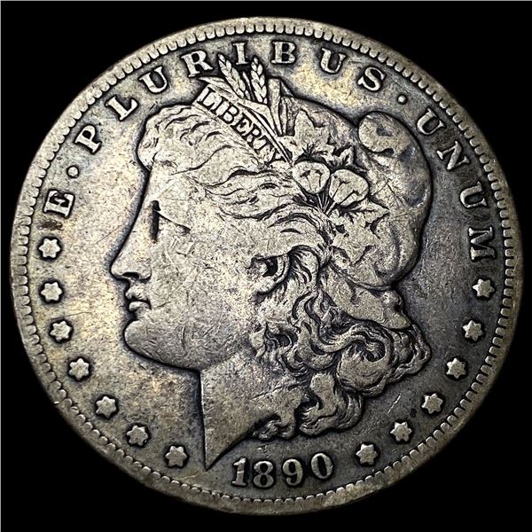 1890-CC Silver Morgan Dollar LIGHTLY CIRCULATED