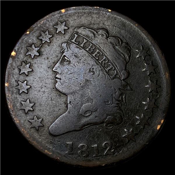 1812 Classic Head Large Cent NICELY CIRCULATED