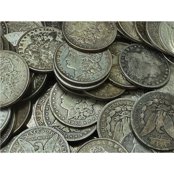 [20 coins] 1878-1921 Morgan Dollar Roll Nice Circ