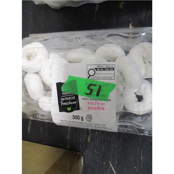 FROZEN:  POWDERED SUGAR DONUTS (300G) - PACK