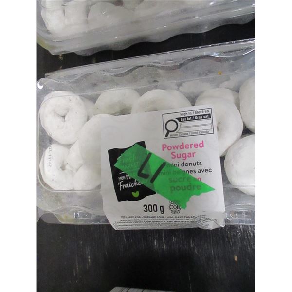 FROZEN:  POWDERED SUGAR DONUTS (300G) - PACK