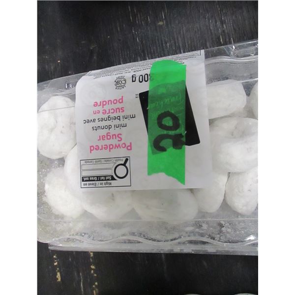 FROZEN:  POWDERED SUGAR DONUTS (300G) - PACK