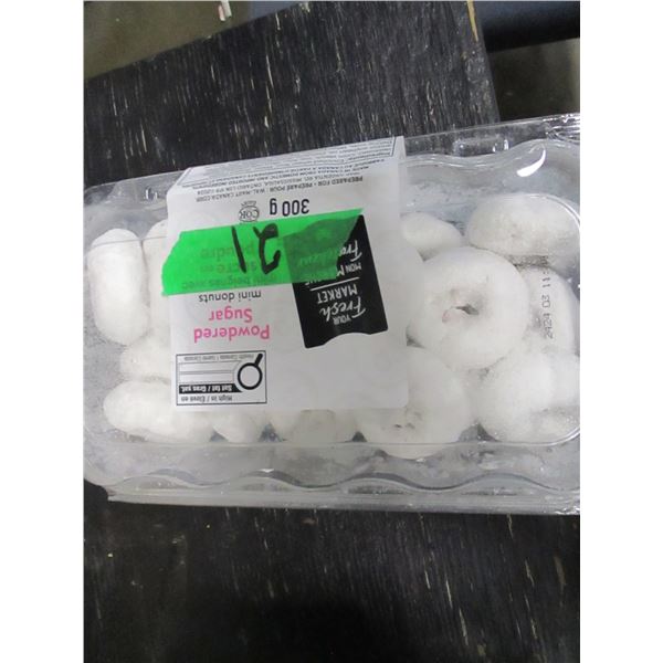 FROZEN:  POWDERED SUGAR DONUTS (300G) - PACK