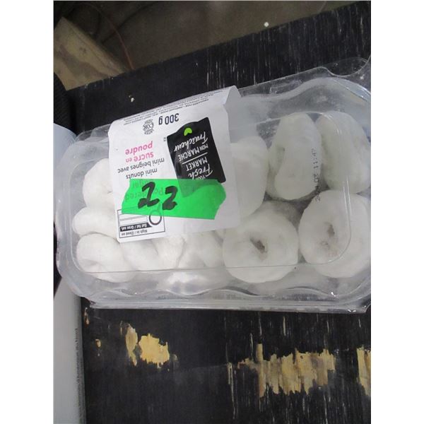 FROZEN:  POWDERED SUGAR DONUTS (300G) - PACK