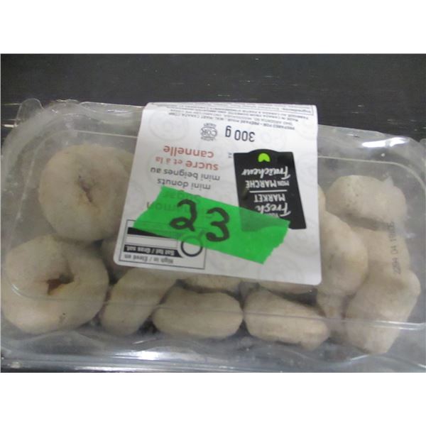 FROZEN:  CINNAMON SUGAR DONUTS (300G) - PACK