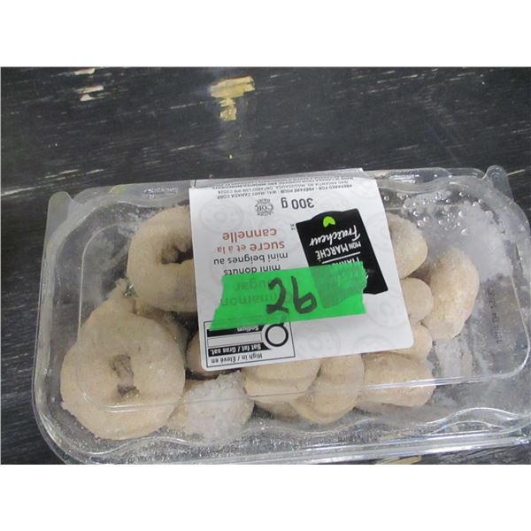 FROZEN:  CINNAMON SUGAR DONUTS (300G) - PACK