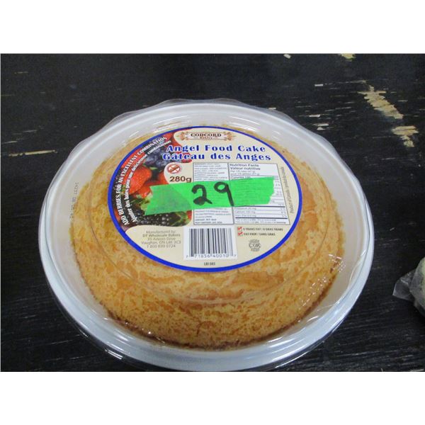 FROZEN:  ANGEL FOOD CAKE (280G)