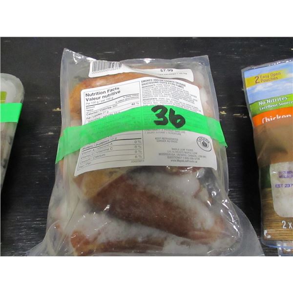 FROZEN:  SMOKED SAUSAGE (1.05 KG)