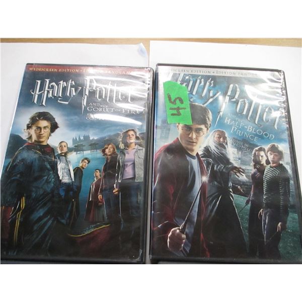 BUNDLE C/W 4 HARRY POTTER DVD'S