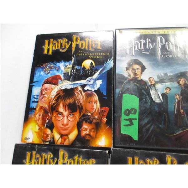 BUNDLE C/W 4 HARRY POTTER DVD'S