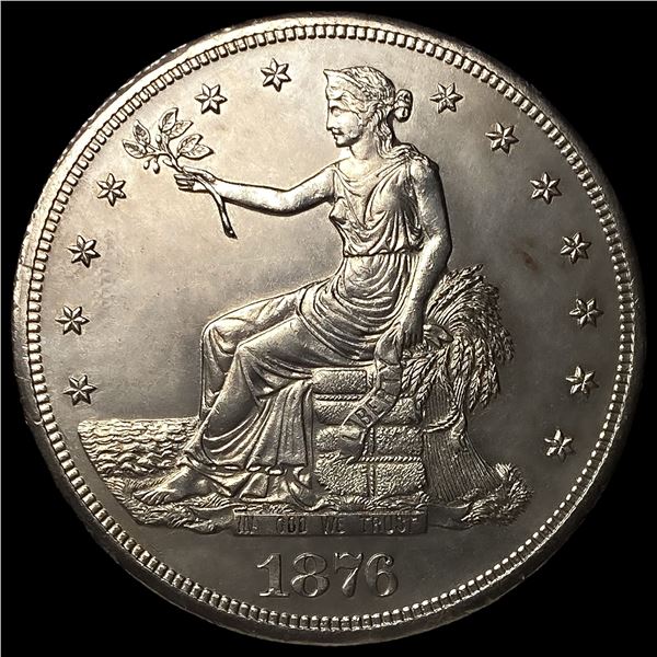 1876-CC Silver Trade Dollar