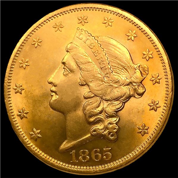 1865 $20 Gold Double Eagle