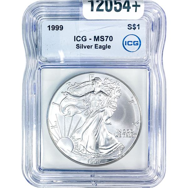 1999 Silver Eagle ICG MS70