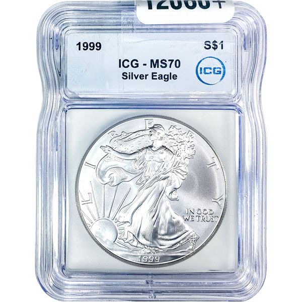 1999 Silver Eagle ICG MS70