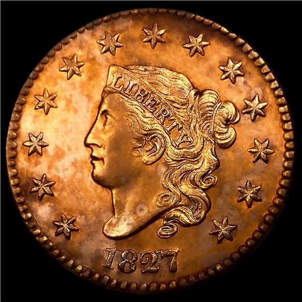 1827 Coronet Head Large Cent
