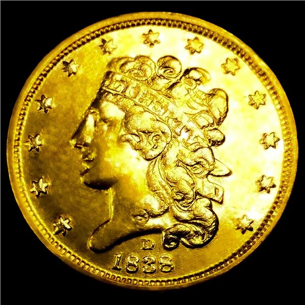 1838-D $5 Gold Half Eagle