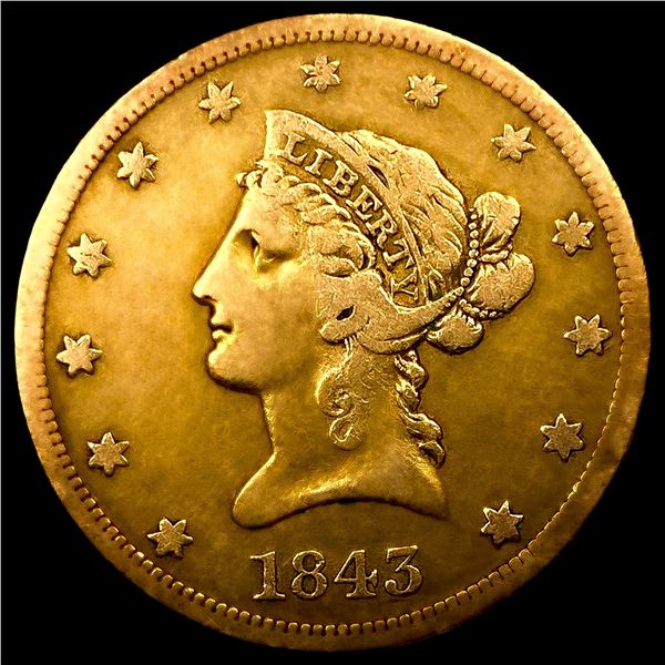 1843 $10 Gold Eagle