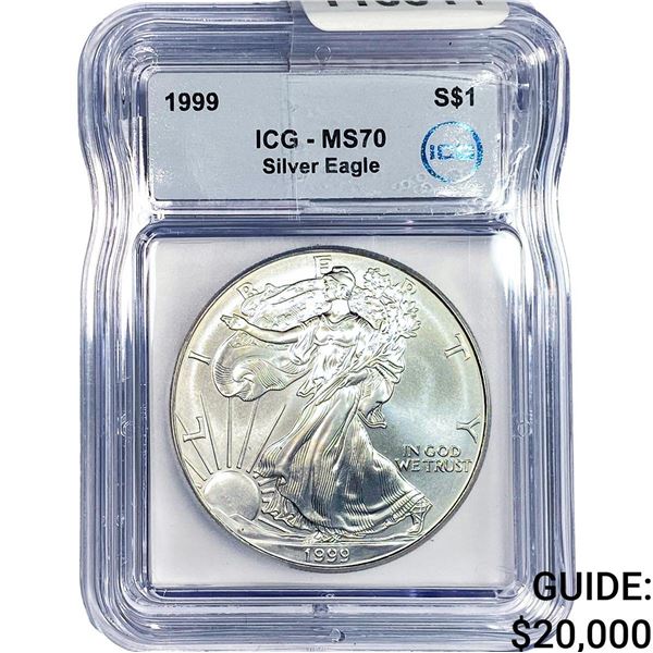 1999 Silver Eagle ICG MS70