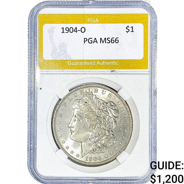 1904-O Morgan Silver Dollar PGA MS66