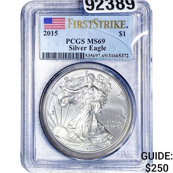 2015 Silver Eagle PCGS MS69