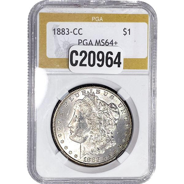 1883-CC Morgan Silver Dollar PGA MS64+
