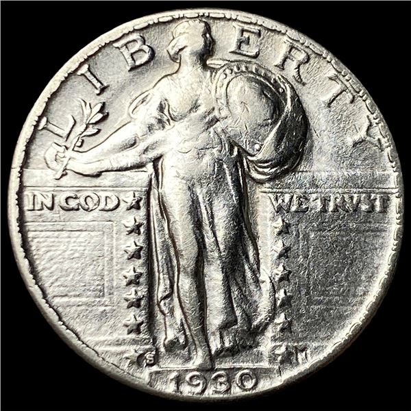 1930-S Silver Standing Liberty Quarter  CLOSELY UNCIRCULATED