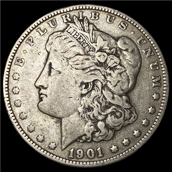1901 Silver Morgan Dollar NEARLY UNCIRCULATED